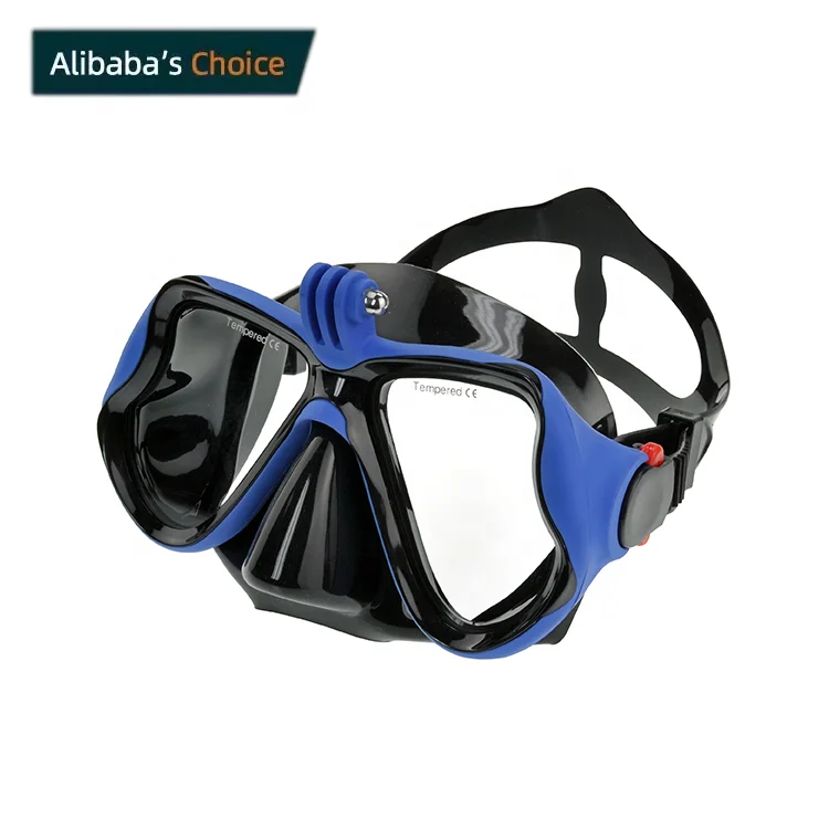 Food grade silicone motion camera mount diving scuba mask
