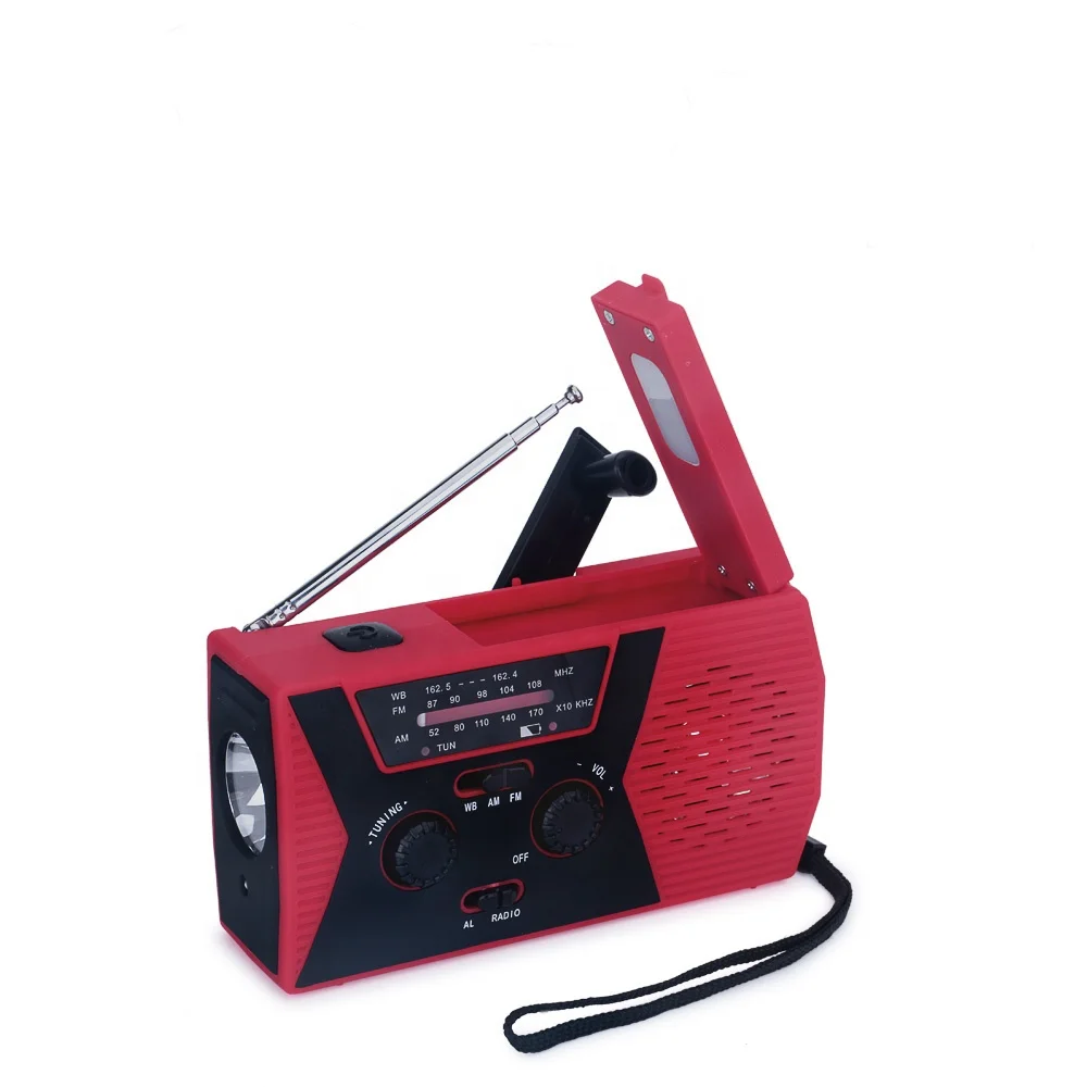 Portable Style and Rechargeable Battery Pack Power Supply survival kits am fm Weather alert Radio