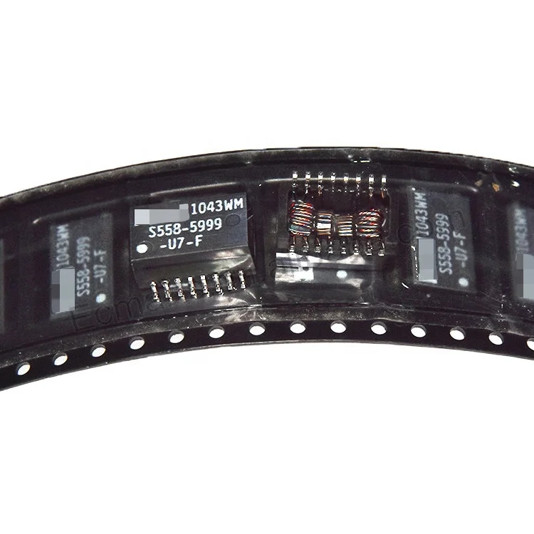 EC Mart MODULE XFRMR LAN 10/100B-TX SMD S558-5999 Transformers S558-5999-U7-F