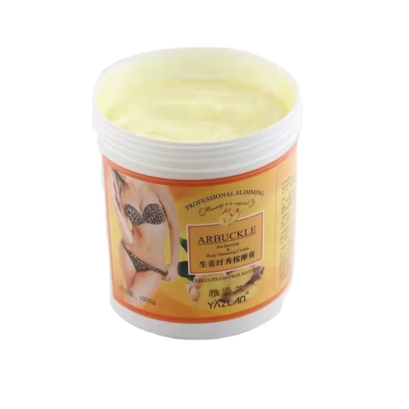 Private Label Best Herbal Natural Ginger Body Tummy Leg Thigh Calf Muscles Hip Firming Hot Sweat Fat Burning 3day Slimming Cream