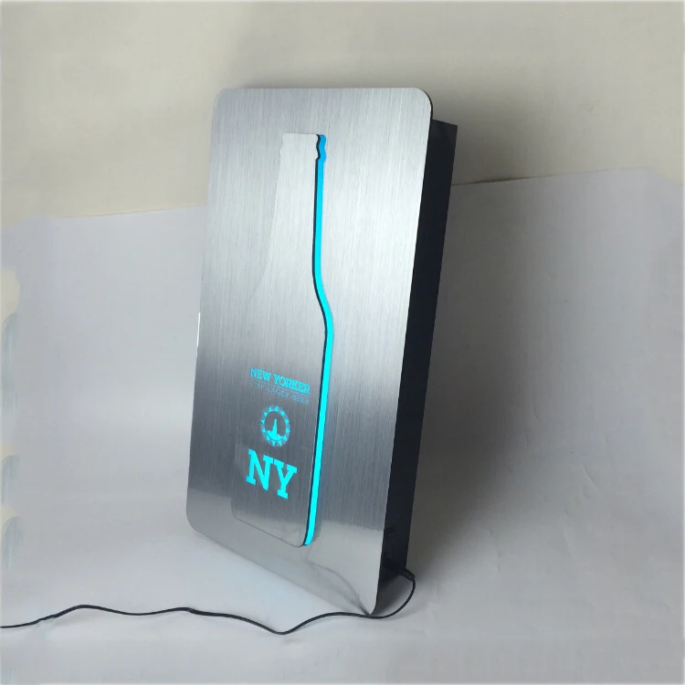 RGB color changing custom wholesale acrylic plexiglass advertising backlit led light box