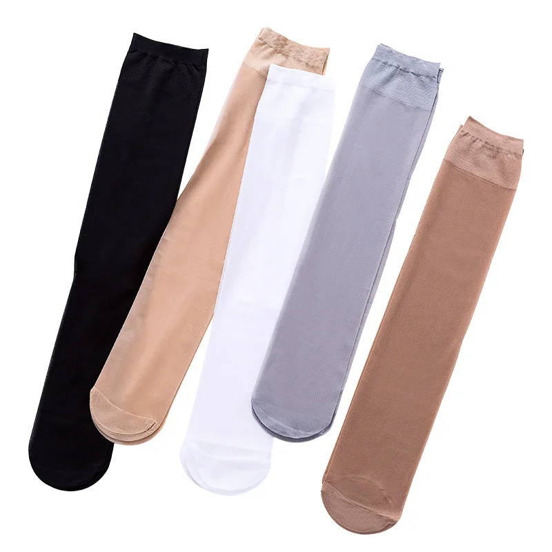 Factory Wholesale Women Thin Breathable Stockings Nylon Socks Silk Stockings