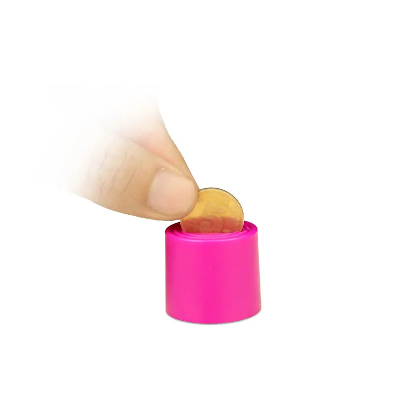 coin escaping from case coin box magic tricks magic box