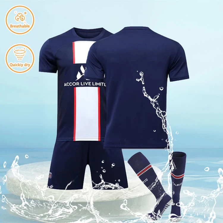 22-23 new Paris jersey home football jerseys short-sleeved No. 10 Neymar No. 30 Messi custom soccer jerseys