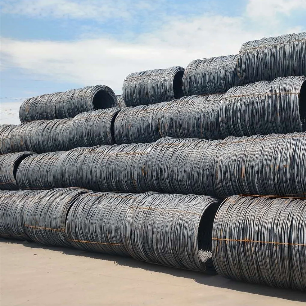 YQF   Q195 Q235 e 1006 Sae 1008 5.5mm 6.5mm Steel Wire Rod Coil  Rebar nail making iron wire nail wire steel