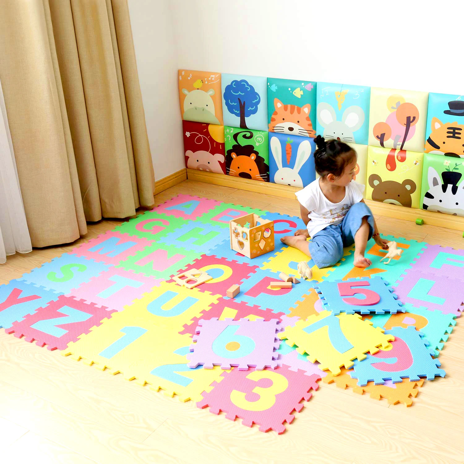 Number letter Pattern Baby Play Mat Puzzle Toys For Kids Children EVA Foam Yoga Crawling Mats Floor