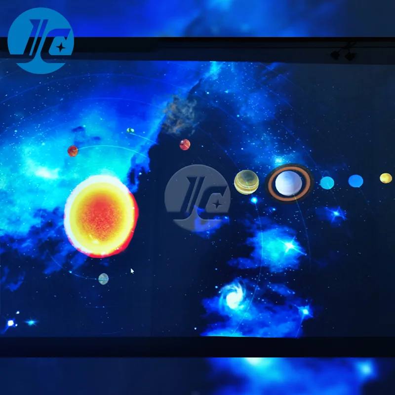 Realistic Wall Interactive Projection Ball Game 3D Holographic Interactive Wall Projection