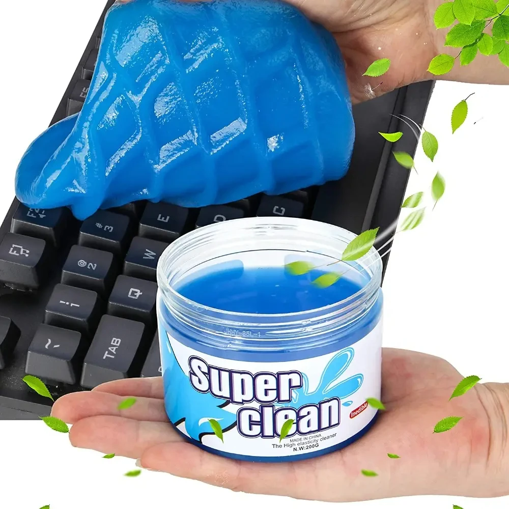 Hot Sell Magic Soft Sticky Clean Glue Gum Silica Gel for Computer Keyboard and  Car Cleaner