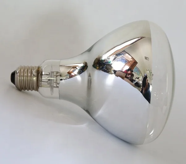 Factory Cheap Price Electric Bulb Infrared Bulb China PAR38 R125 150W 250W 275w 300w Clear or Red Head AC100V 220V E27 B22 Glass