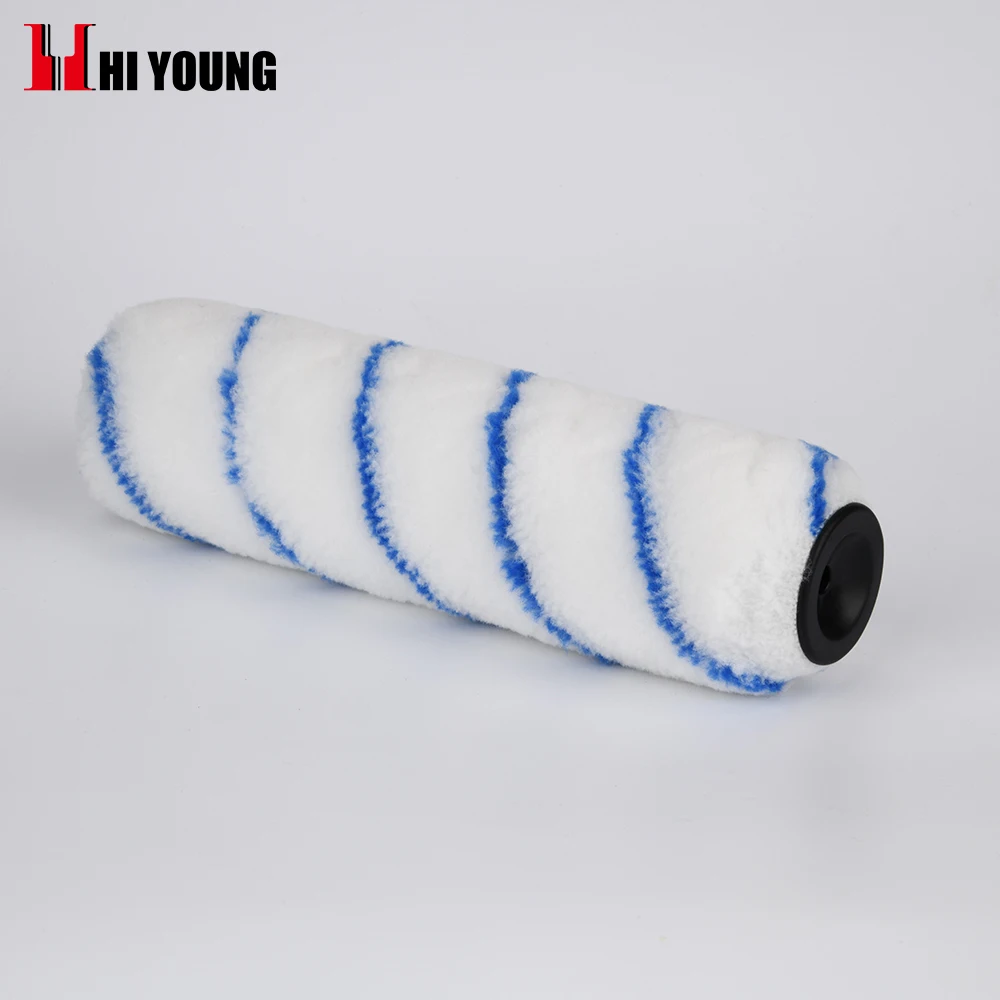 Wholesale Industrial Quality Epoxy Paint Roller Brush Polyamide Blue Stripe Painting Roller General Hand Tools