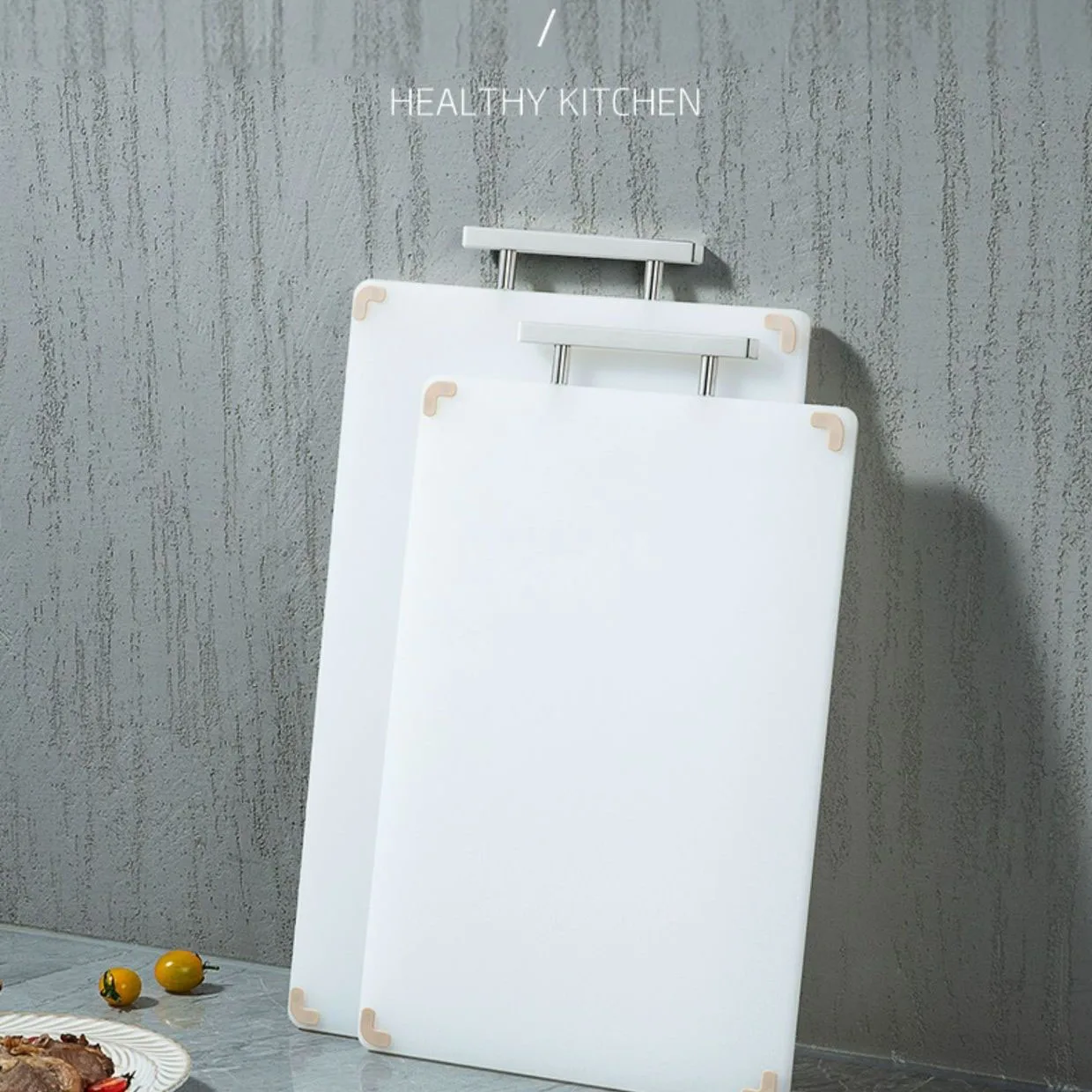 YIQI PE 500*300mm Cutting Board Anti-bacterial Commercial Kitchens CE Certified Scratch-resistant Chopping Board