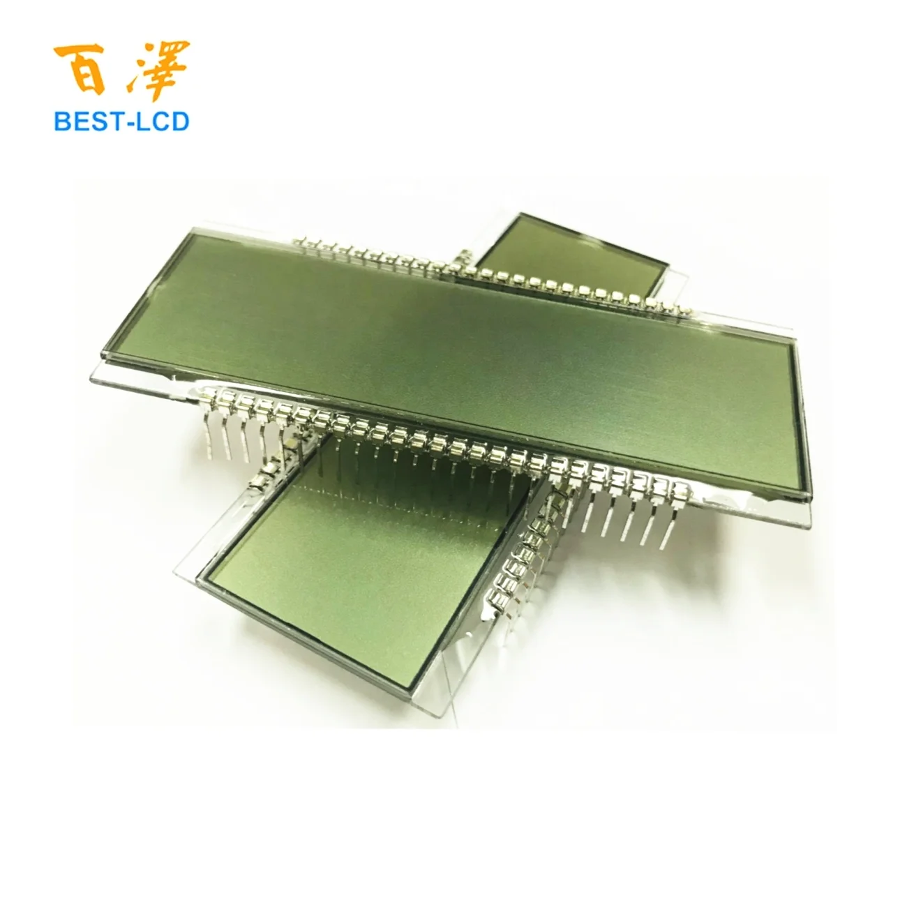 Customized Monochrome 50 Pin 6 Digit 7 Segment TN LCD Display For Petrol Pump/Fuel Dispenser/Gas Station