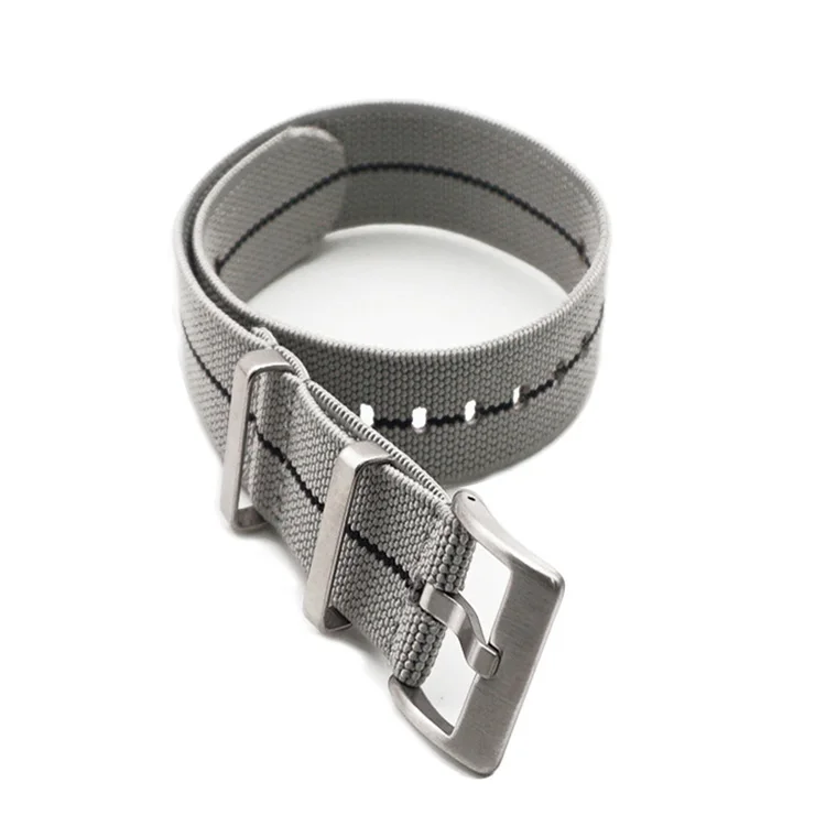 Custom Watch Strap Nylon French Troops Parachute Bag Watch Elastic Belt Watchband 20mm 22mm Wristwatch Band