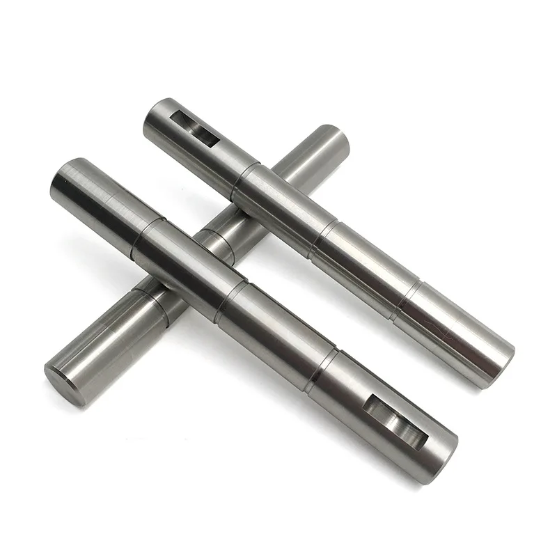 Precision Lathe Metal Turning  Parts CNC Machining Parts Custom Anodize Aluminum Rod