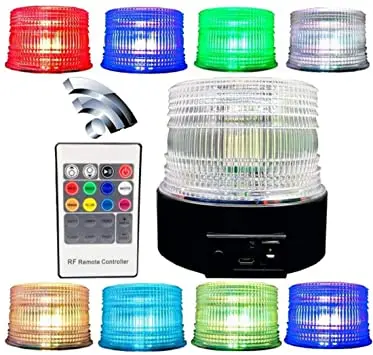 red blue led strobe traffic warning light