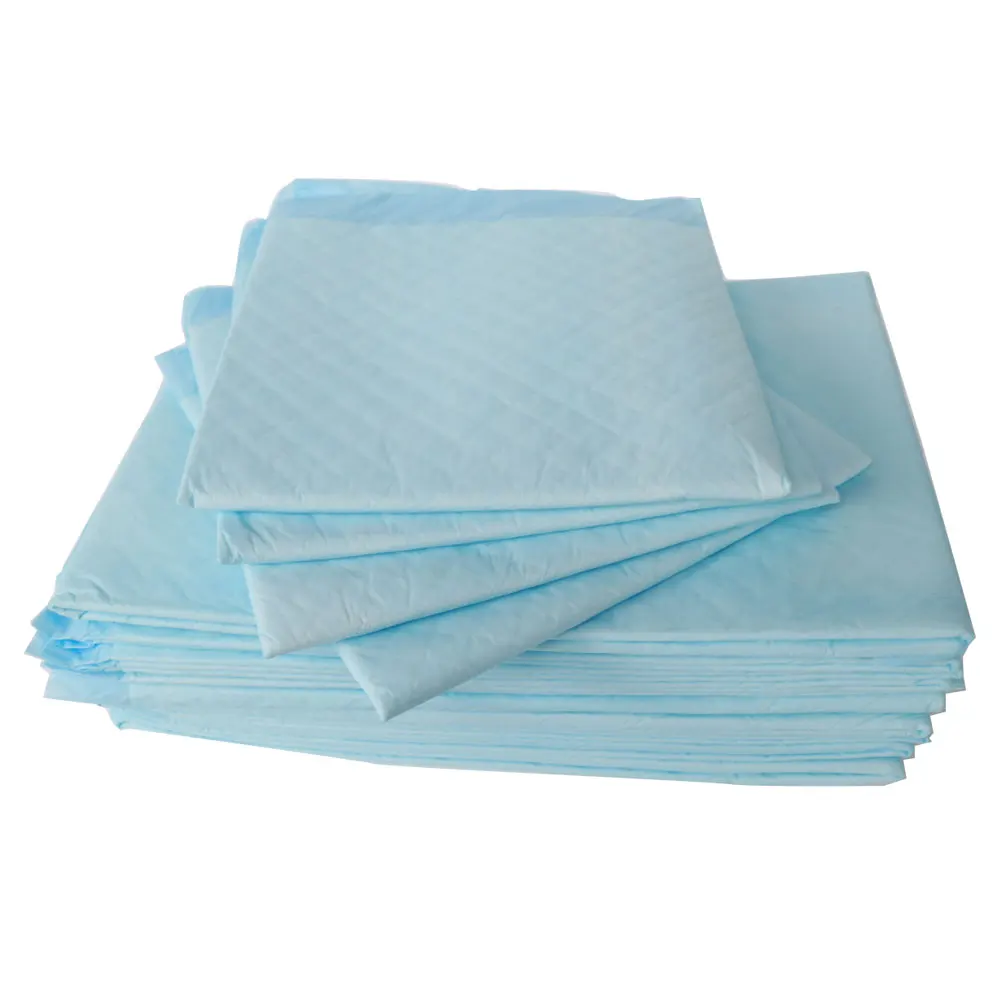 
Custom super absorbent PE bottom waterproof incontinence pads adults underpad sheets desechable 