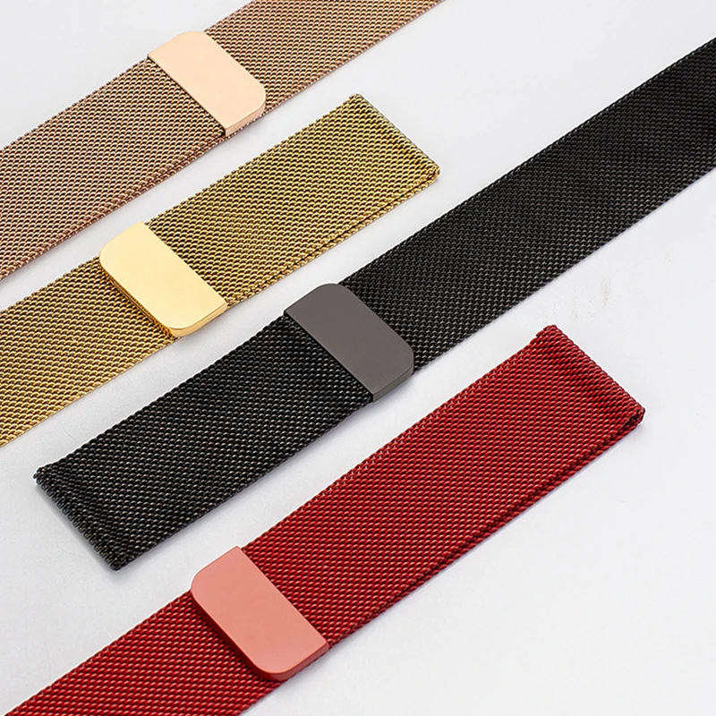 Strap For Apple watch band 44mm 40mm 38mm 42mm metal Magnetic Loop correa Accessories bracelet iWatch serie 4 3 SE 6 7 45mm 41m