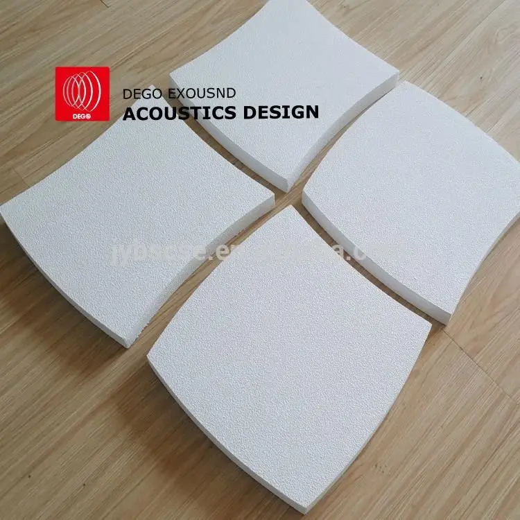  Acoustic cloundpanels .Fiberglass wool Panels Panel Type glassfiber suspended baffles