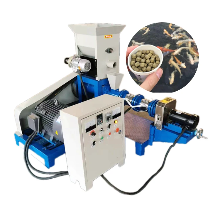 CATLLE floating fish feed extruder electric motor feed extruder diesel engine machine