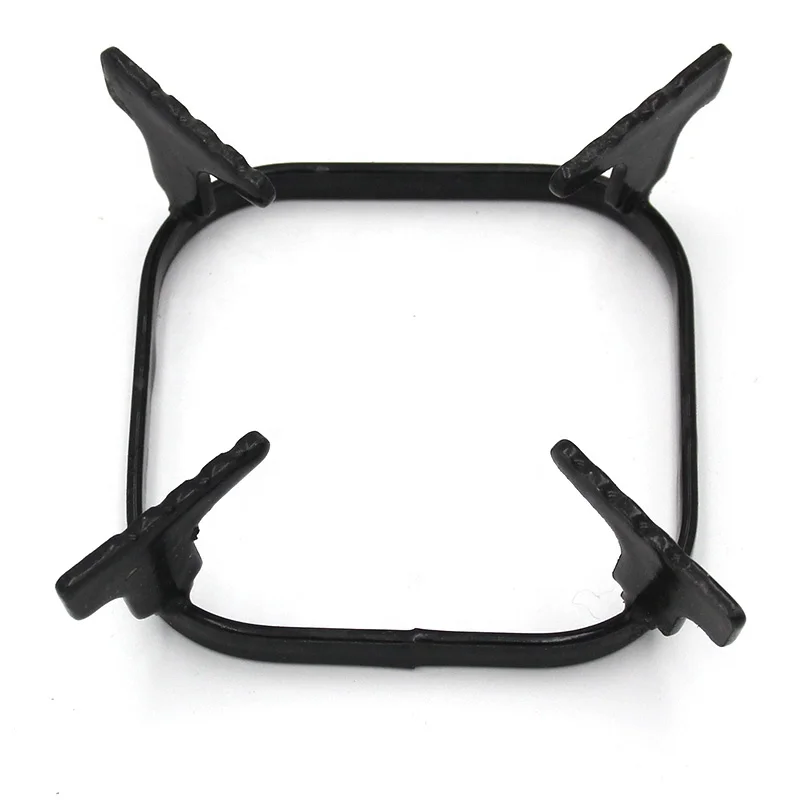 
Gas stove manufacturing Tempered Glass Stove Black Enamelled Pan Support and Black Trivet for Table Glass Cooker 