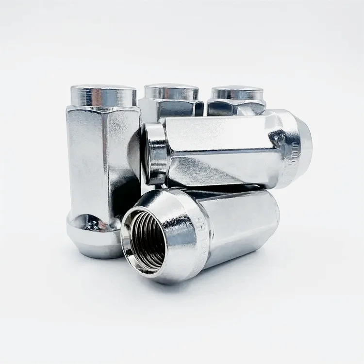 Wheel Lock Nut M12X1.5  M12X1.25 Universal Titanium Chrome Bulge Acorn Lug Nuts Custom Wheel Nut For Car