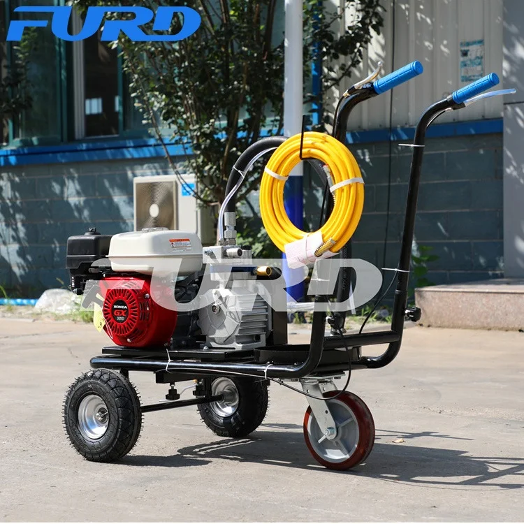 Cold Spray Parking Lots Painting Traffic Line Road Construction works Road Marking Machine Foe Sale Gas Engine Walkways In Stock