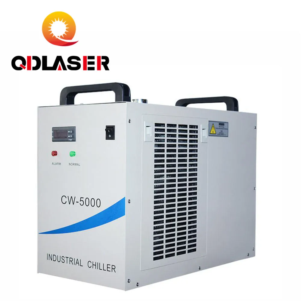 QDLASER водяной промышленный охладитель 110 В 60 Гц CW5000-DG для Co2 лазерной гравировки резки