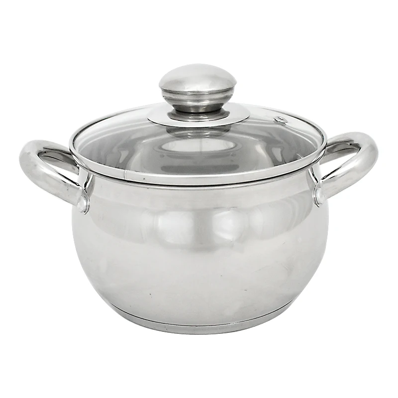 High Quality 304 stainless steel stock pot cooking pot set cookware soup pot