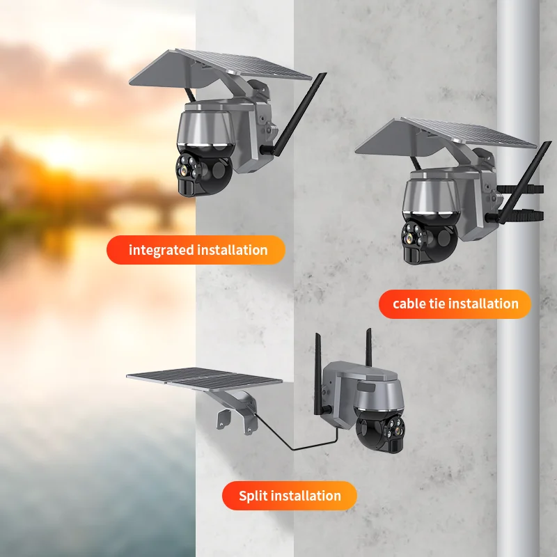 Солнечная камера 4g Cctv солнечные фонари с камерой солнечный