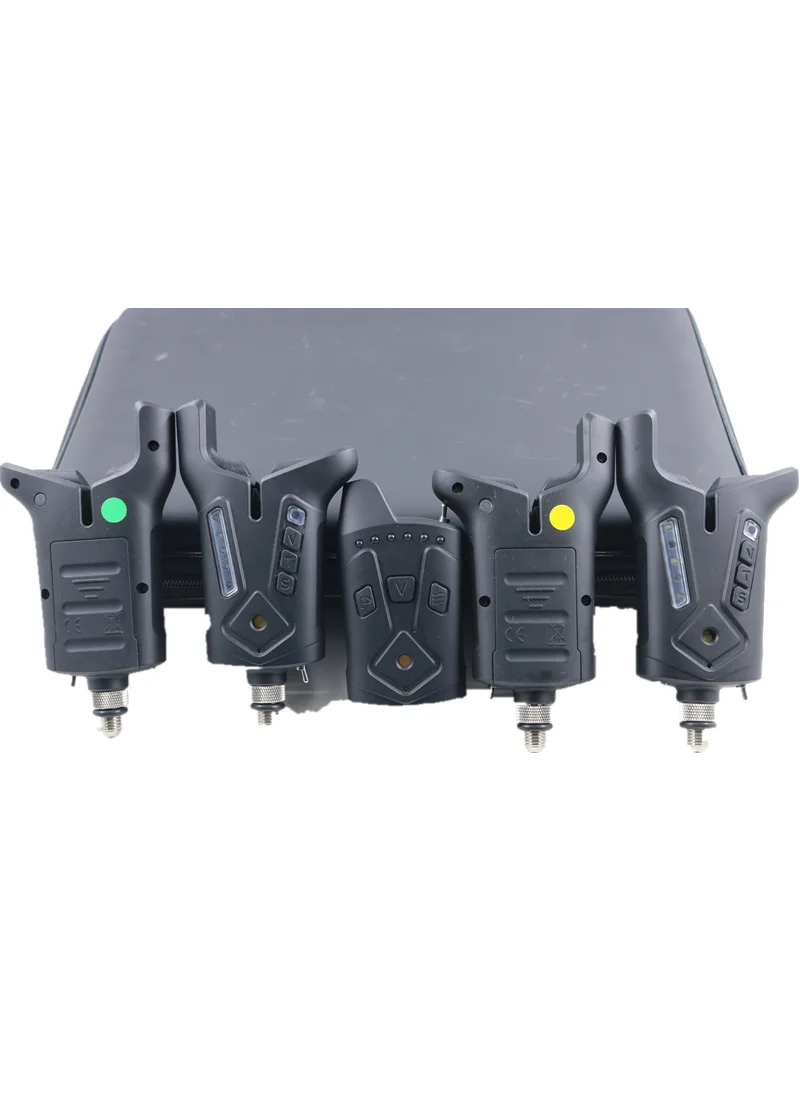 High Cost-effective High Sensitivity Factory Price with Luminous Light JZH-RF2198 Fishing Bite Alarm 4+1