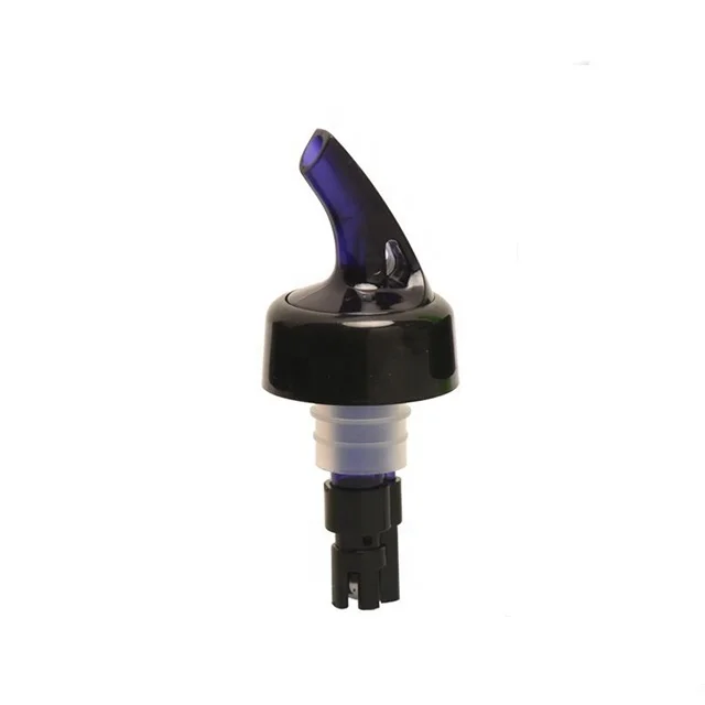 30ml Plastic Pourer Measured Liquor Pourer Spout Stopper with Collar Measured Wine Pourer Alcohol and Liquor Plastic Bottle