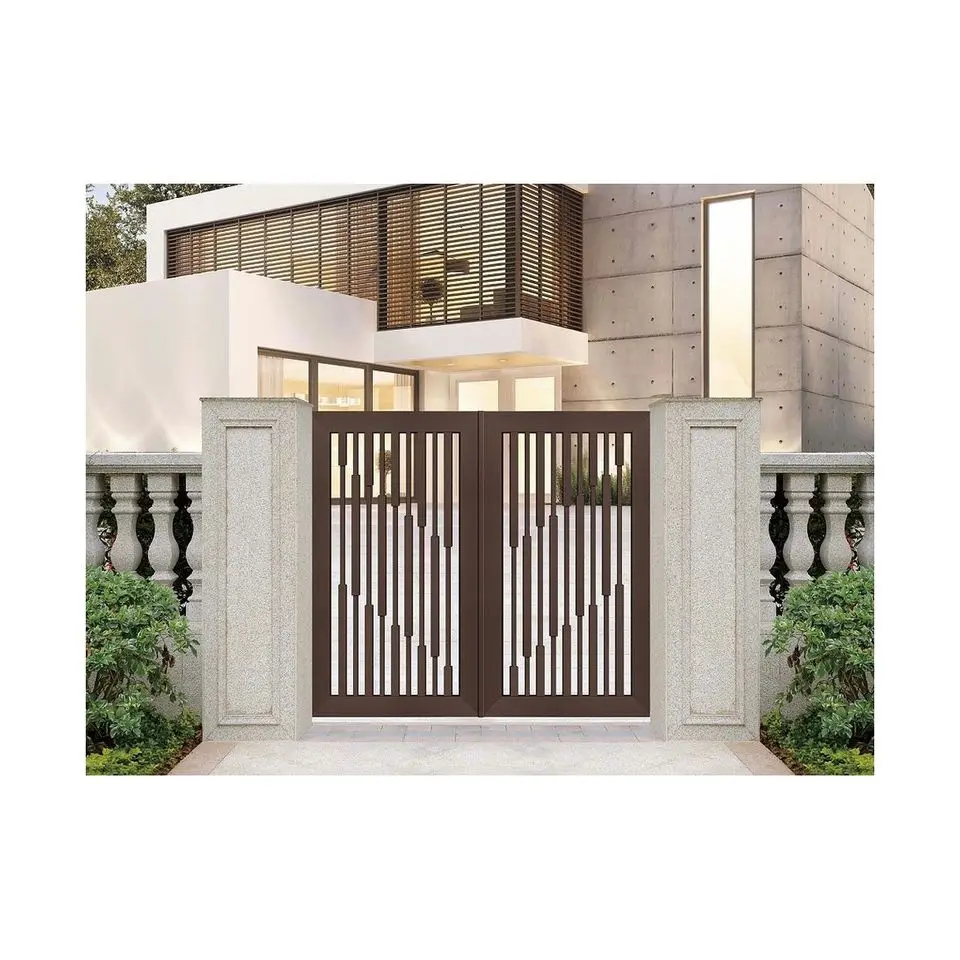 Beautiful Design Villas Design of School Iron Gate for Small House Best Selling Products 2023 Main Gate Door Design