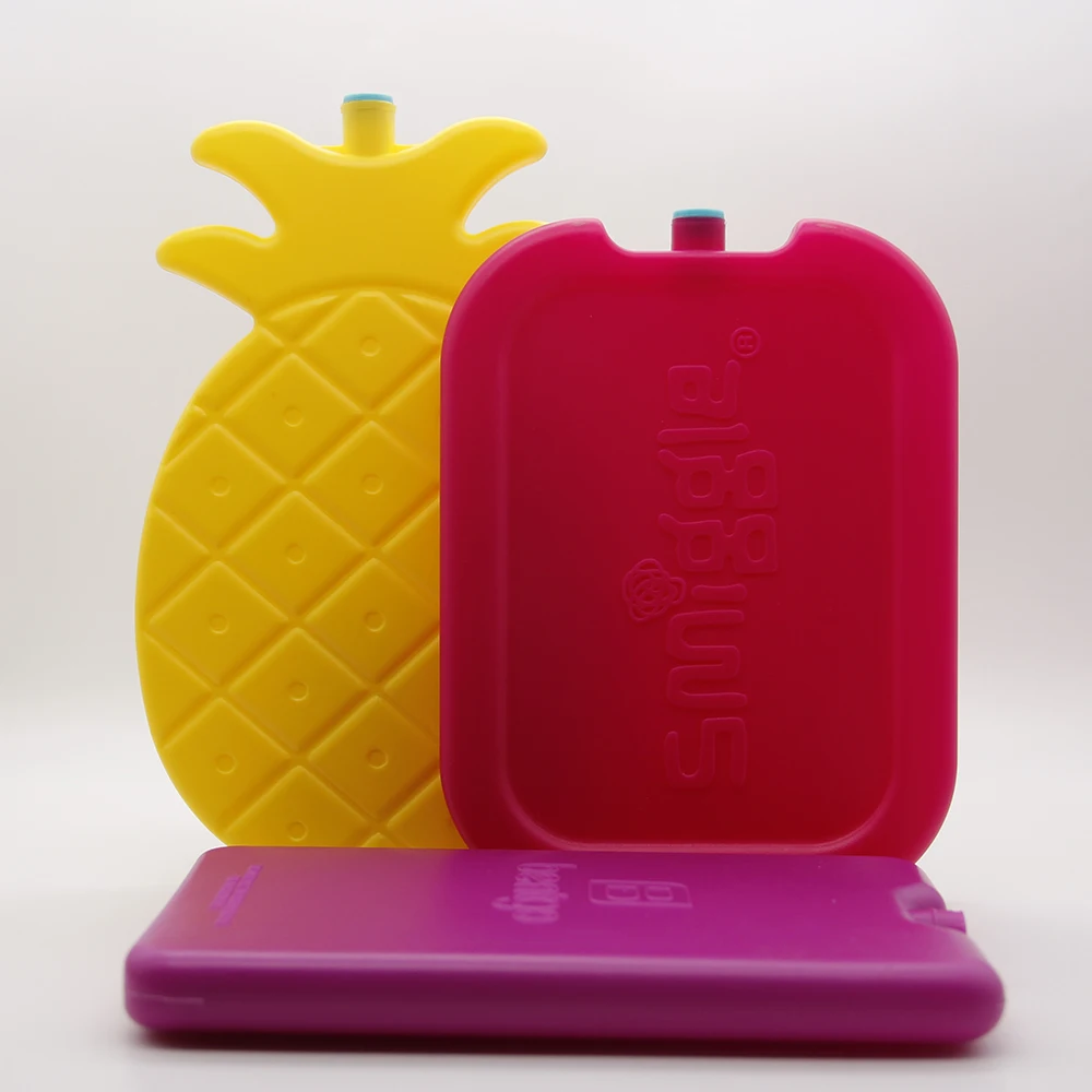 Customized Designs Rectangle Plastic HDPE Material Gel Ice Cool Pack For Frozen Food