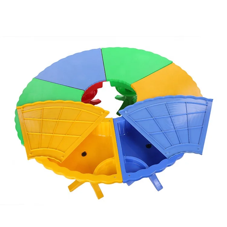 Многофункциональный пластиковый детский игровой стол для детского сада