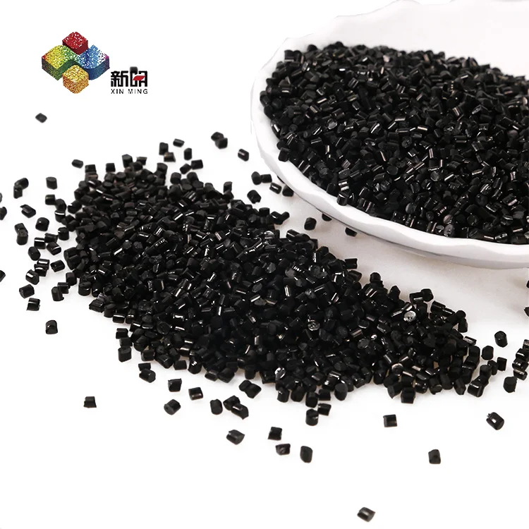 10-50% High Quality Carbon Black Good dispersion Black Plastic Masterbatch  For  HDPE/LDPE Trash bag/courier bags