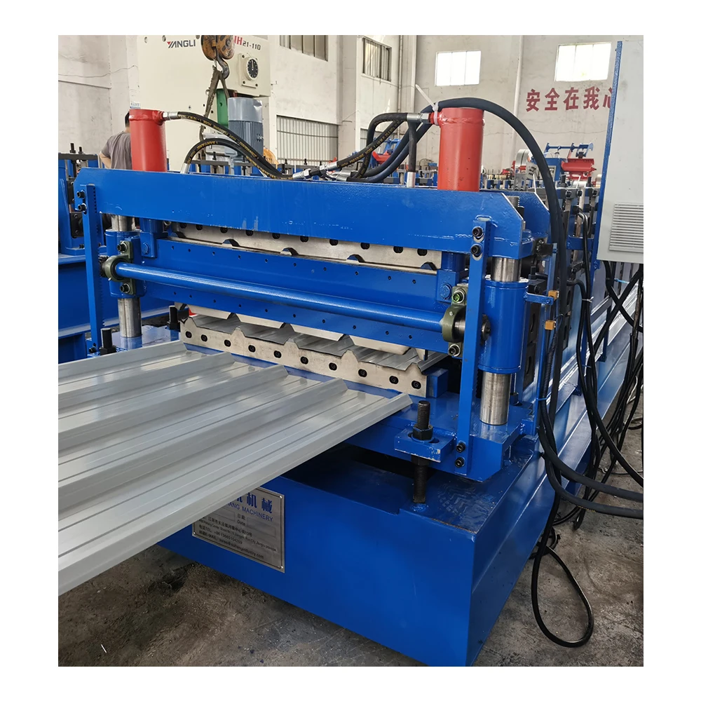 Double layer metal panel trapezoidal tile making machine corrugated roof sheet making machine 2023