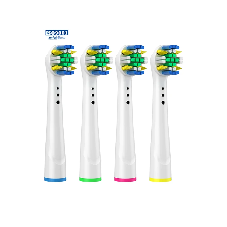 Private Label High Quality Small Head  oral gap clean Universal Replacement Rotating Toothbrush Heads
