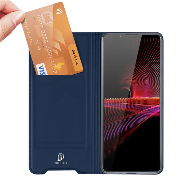 Защитный чехол DUX DUCIS Skin Pro для Sony Магнитный из искусственной кожи с подставкой и отделением карт Xperia 1 III 5 10 II L4