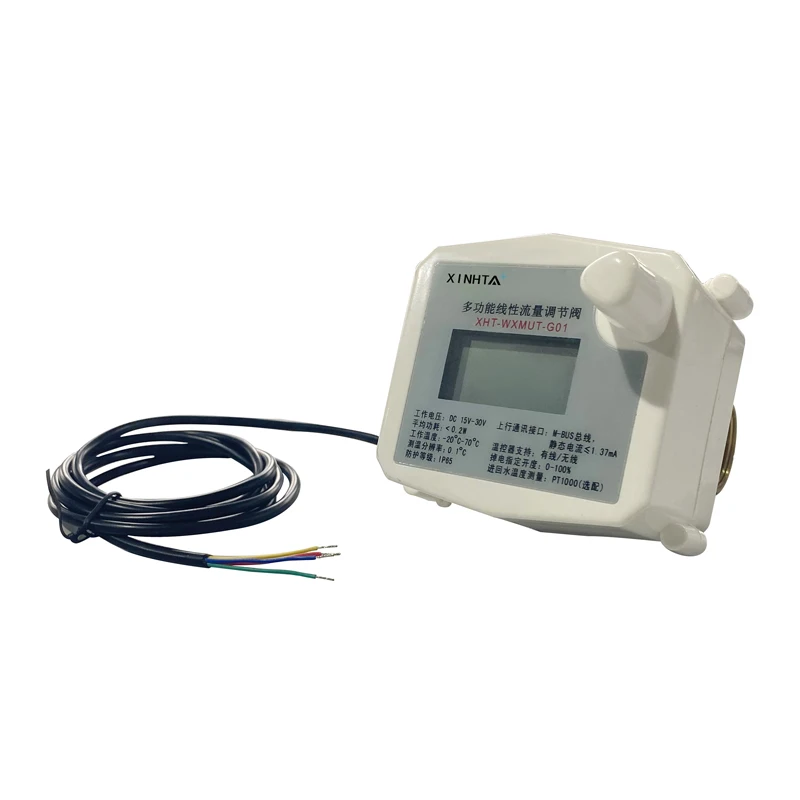 Xinhaitai smart wireless brass motorized flow control valve electric actuator ball valve