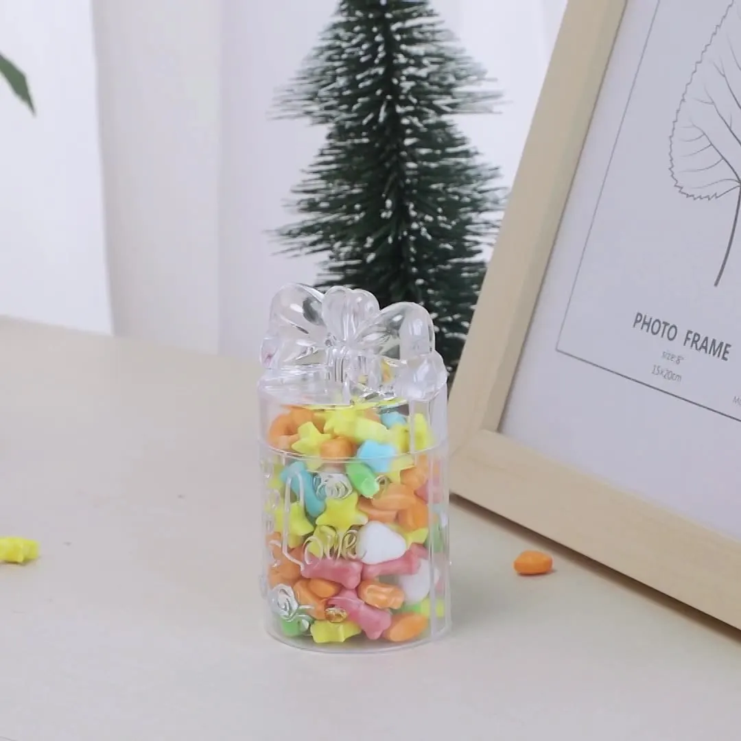 Transparent Plastic Chocolate Gift Box New Creative Love Small product Packaging Box