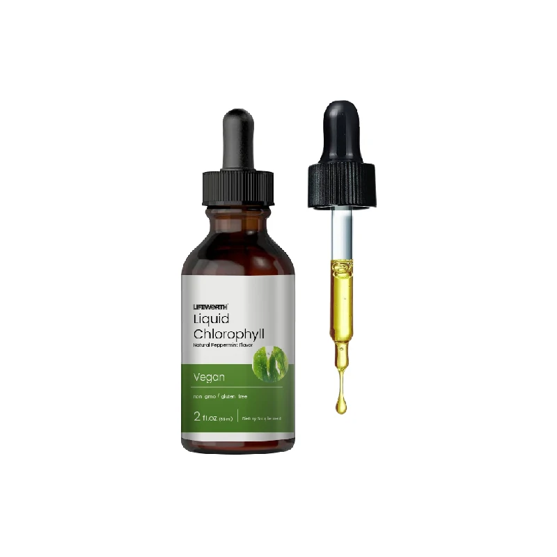 LIFEWORTH Wholesale Customize Drinking Supplements Organic Plant Liquid Chlorophyll Drops