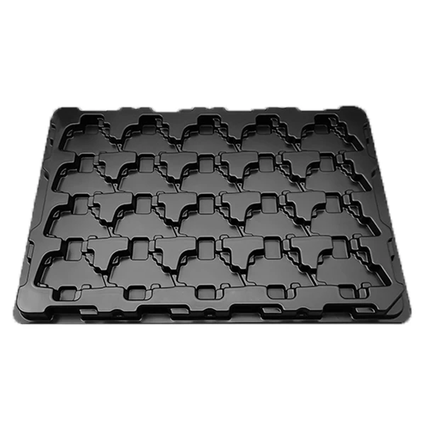 Customized   plastic design custom packaging tray ESD blister tray Thermoforming Sheet Vacuum Forming Electronic Blister Tray
