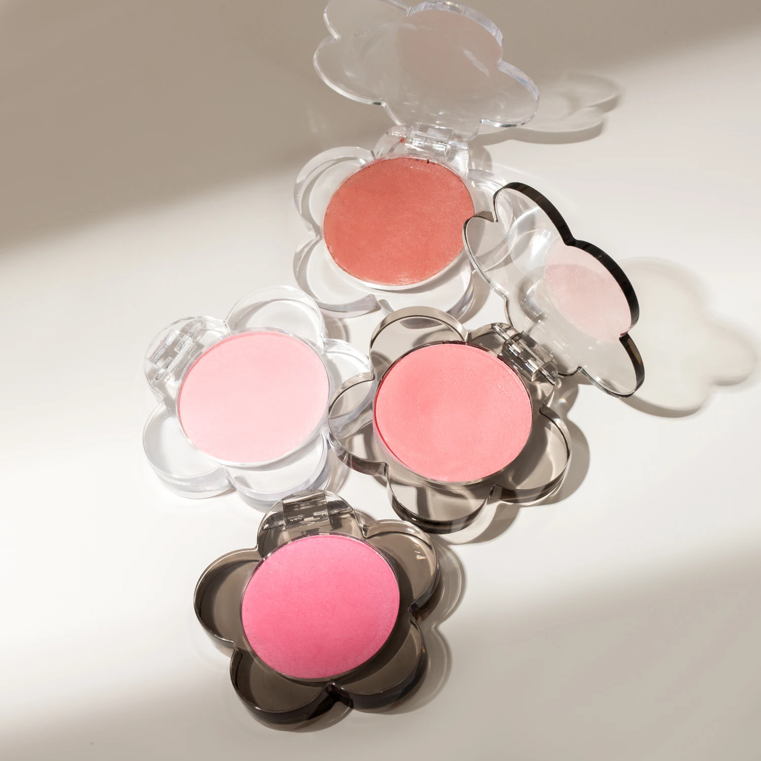 3D Roses Light Pink Blush Private Logo 3 In 1 Powder Pigment She Loves Blush High Quality Single Color