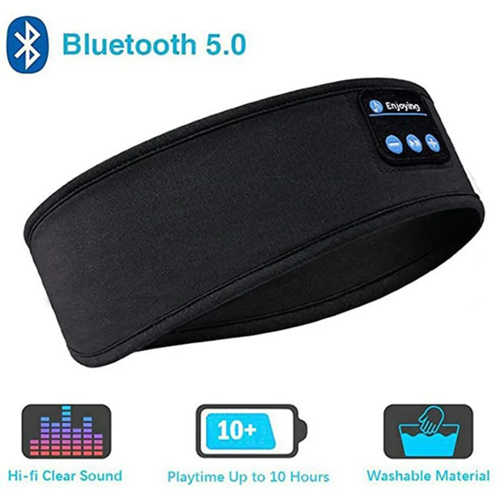 Наушники Fone Bluetooth спортивная повязка на голову для сна эластичные беспроводные наушники музыкальная маска глаз беспроводная гарнитура