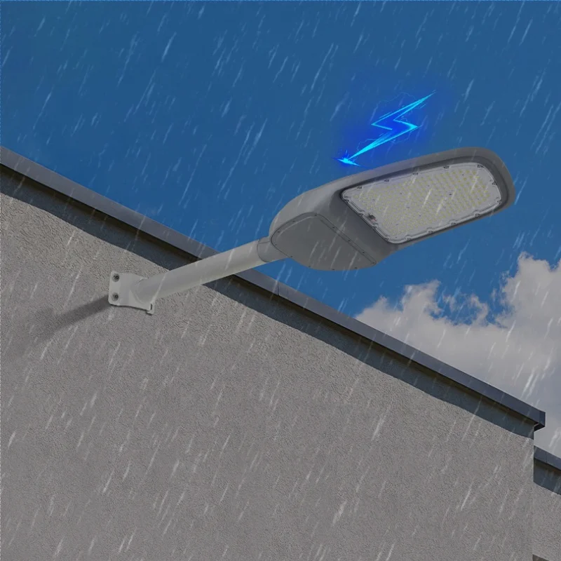 Aixuan LED Street Light Outdoor Road Lighting Engineering Light 100W 200W 300W Municipal Road Construction Road Lamp Cap