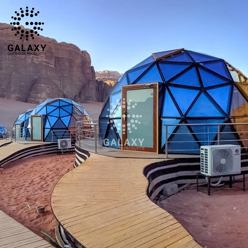 Quality Waterproof Exhibition Dome Tents 15m Resort Hotel Luxury Glamping Geodesic Dome Igloo Dome Tents House for Sale
