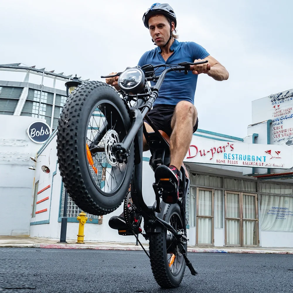Dirt Bike 500w Mountain Bike Powerful Motor 10ah Battery Fat Tire Bike