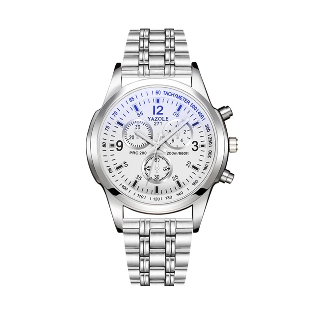 Yazole 271 мужские из нержавеющей стали Reloj модные деловые кварцевые часы по низкой цене