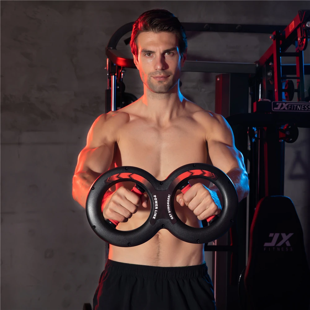 
Factory directly wholesale 8 Shape Enhanced Edition Spring Power Wrists Arm Forearm Strength Force Exerciser 
