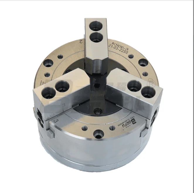 3 Jaw Hollow Pneumatic Chuck 100mm 125mm 160mm 200mm CNC Air Lathe Chucks For CNC LATHE